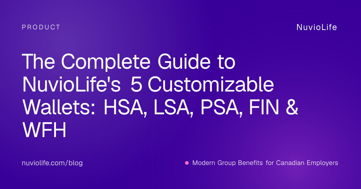 The Complete Guide to NuvioLife's 5 Customizable Wallets: HSA, LSA, PSA, FIN & WFH